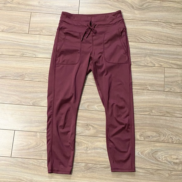 dip Pants & Jumpsuits Dip Burgundy Capri Size S Poshmark